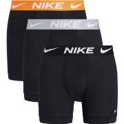 Nike 9P Everyday Essentials Micro Boxer Brief Svart/Oransje polyester ...