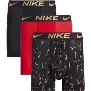 Nike 6P Everyday Essentials Micro Boxer Brief Svart/Gull polyester Lar...