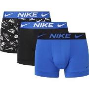 Nike 9P Everyday Essentials Micro Trunks D1 Blå Mønster polyester Larg...