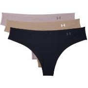 Under Armour Truser 6P Pure Stretch Thong Svart m Beige Large Dame