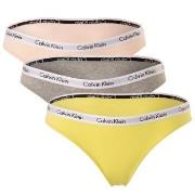 Calvin Klein Truser 9P Carousel Bikinis Rosa/Gul bomull Small Dame