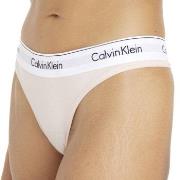 Calvin Klein Truser 2P Modern Cotton Thong Lysrosa Small Dame