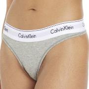 Calvin Klein Truser 2P Modern Cotton Thong Gråmelerad Small Dame