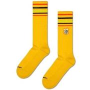 Happy socks Strømper 2P Bear With Me Crew Sock Gul Mønster modal Str 3...