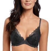 Wacoal BH Lace Perfection Plunge Push Up Bra Svart B 70 Dame