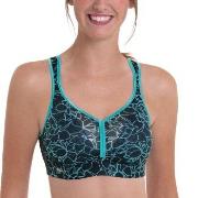 Anita BH Active Air Control DeltaPad Sports Bra Svart/Blå C 85 Dame