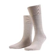 Amanda Christensen Strømper Icon Merino Wool Sock Sand Str 37/38