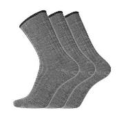 Dovre Strømper 3P Wool No-Elastic Socks Grå Str 40/45 Herre