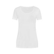 Stedman Finest Cotton T For Women Hvit bomull Small Dame