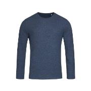 Stedman Knit Long Sleeve For Men Blå X-Large Herre