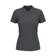 Stedman Lux Short Sleeve Polo For Women Mørkgrå  bomull Small Dame