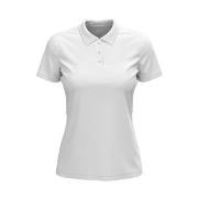 Stedman Lux Short Sleeve Polo For Women Hvit bomull Medium Dame