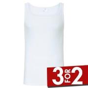 Jockey Cotton A-Shirt Hvit bomull Medium Herre