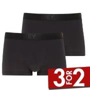 Jockey 2P Short Trunks Svart polyamid Medium Herre