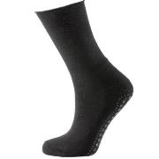 Trofe Cotton Antislip Sock Strømper Svart Str 35/38 Dame