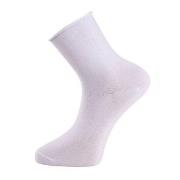 Trofe Cotton Solid Sock Strømper Hvit Strl 37/41 Dame