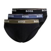 BOSS 3P Power Brief Svart/brun bomull XX-Large Herre