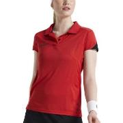 Craft Pro Control Impact Polo W Rød polyester Small Dame