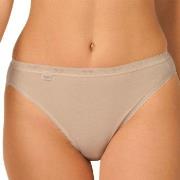 Sloggi Truser 3P Basic Tai Beige bomull 40 Dame