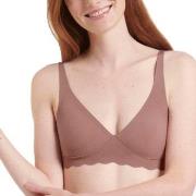 Sloggi BH ZERO Microfibre 2.0 Soft Bra Brun X-Small Dame