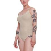 Sloggi GO Ribbed Bodysuit Elfenben bomull Large Dame