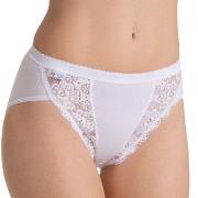 Sloggi Truser Chic Tai Brief Hvit bomull 48 Dame