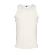 JBS Wool Singlet Krem ull Small Herre