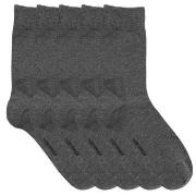 Resteröds Strømper 5P Bamboo Socks Mørkgrå  Str 40/45 Herre