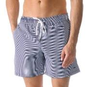 Mey Badebukser Beachport Swim Shorts Hvit/Blå polyester Medium Herre