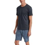 Calida Relax Streamline 2 Short Pyjamas Marine mønster bomull Small He...