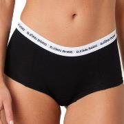 Björn Borg Truser 2P Core Logo High Waist Brief Svart bomull X-Large D...