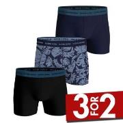 Björn Borg 3P Cotton Stretch Boxer 1721 Blå/Blå bomull Large Herre