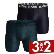 Björn Borg 2P Performance Boxer 1727 Multi-colour-2 polyester Medium H...