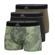 adidas 3P Sport Trunk Svart/Grønn polyester Medium Herre