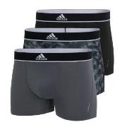 adidas 3P Sport Trunk Grå/Svart polyester Small Herre