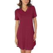 Lady Avenue Bamboo Nightdress SS Rød Bambus Large Dame