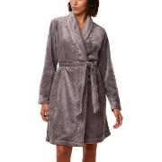 Triumph Fleece Robe Grå polyester 44/46 Dame