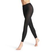 Falke Strømpebukser Women Cotton Touch Leggings Svart S/M Dame