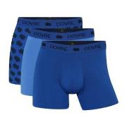 Dovre 3P Recycled Polyester Boxers Blå/Blå polyester XX-Large Herre