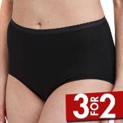 Decoy Truser 5P Maxi Briefs Svart økologisk bomull Small Dame