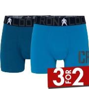 CR7 Cristiano Ronaldo 2P Boys Trunk Briefs Blå bomull 116/128