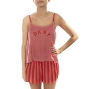 DKNY Walk The Line Cami And Boxer Korall polyester X-Small Dame