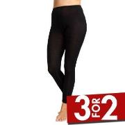 Damella Wool Leggings Svart merinoull XX-Large Dame