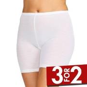 Damella Wool Shorts Benhvit merinoull Large Dame