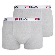 FILA 2P Urban Boxers Grå bomull Large Herre