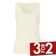 Damella Wool Top Benhvit merinoull X-Small Dame