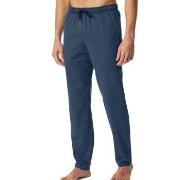 Schiesser Mix and Relax Cotton Long Pants Blå bomull XX-Large Herre