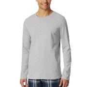Schiesser Mix and Relax Long Sleeve Grå bomull 3XL Herre