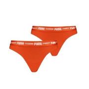 Puma Truser 2P Logo Waistband String Oransje X-Large Dame