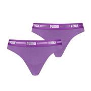 Puma Truser 2P Logo Waistband String Lilla X-Large Dame